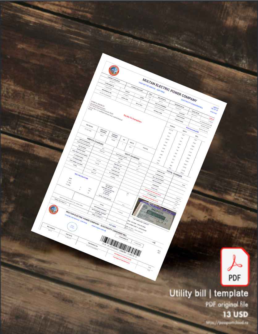 Utility bill | Albanian Power | Albania